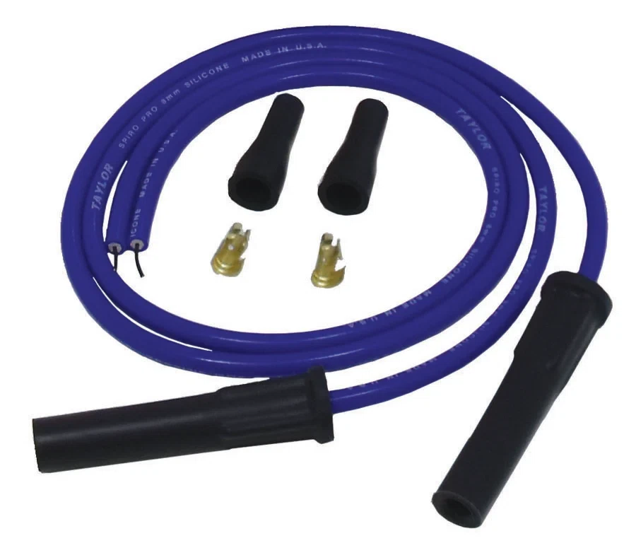 Spark Plug Wire Set Universal 8mm Silicone Spiro Pro 180_ 350 ohm_ft Blue 10685